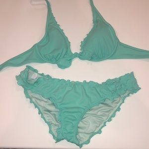 Pink Victoria’s Secret swim suit